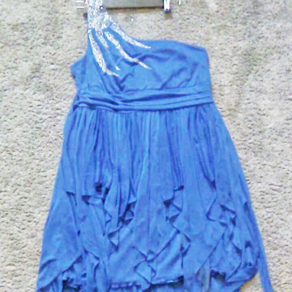 Plus size ocean blue formal/homecoming dress.  Brand; Deb, Size 2X